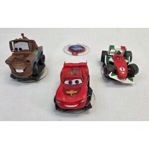 Disney Infinity Cars Play Set Lightning McQueen Mater Francesco Bernoulli Lot